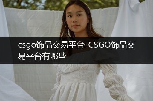 csgo饰品交易平台-CSGO饰品交易平台有哪些